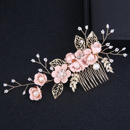Floral Hair Combs for Weddings and Parties, Elegant Kids Hair Accessories
