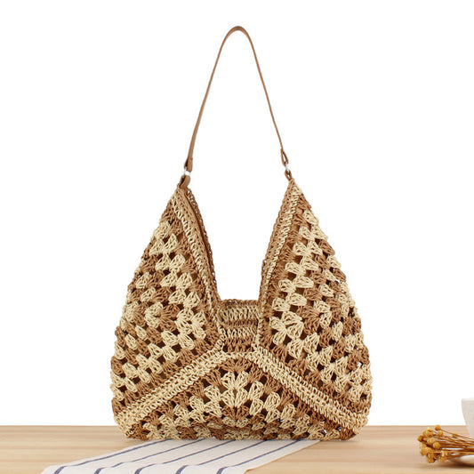 Crochet Market Bag High Capacity Woven Bag