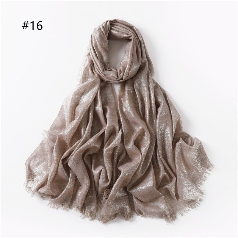Lightweight Breathable Solid Color Scarf