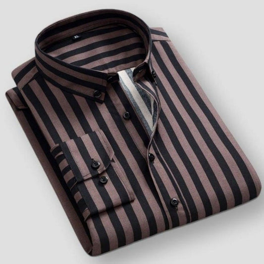 Sky Madrid Bamboo Striped Shirt