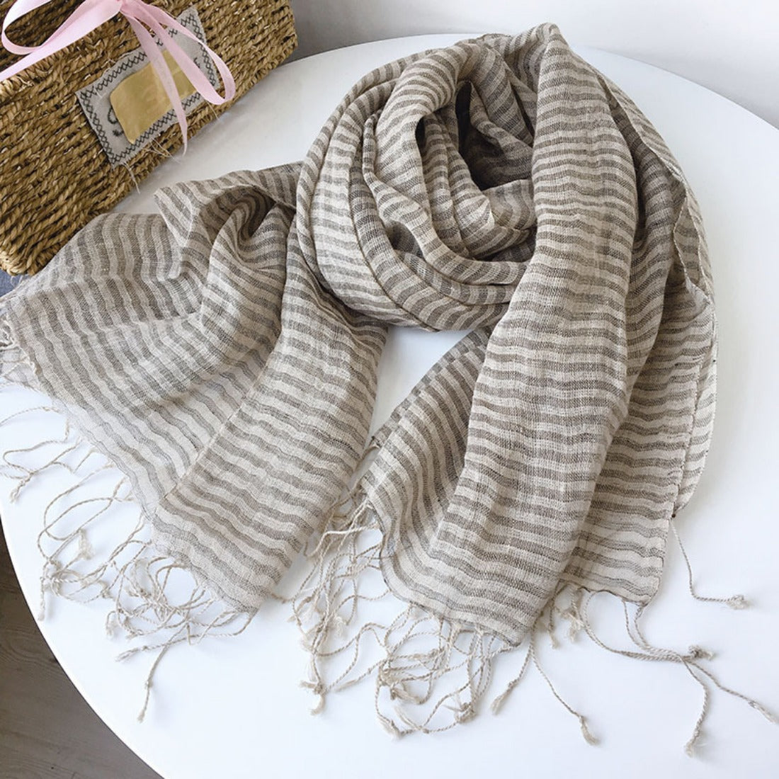 Scarvii - Japanese Retro Plaid Scarf