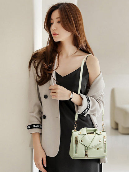 Original Stylish Rivets PU Shoulder Bag