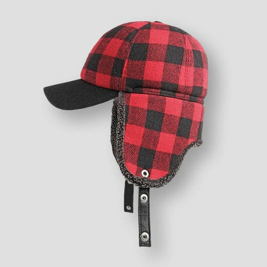 Saint Morris Plaid Trapper Hat