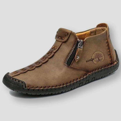Saint Morris Leather Ankle Boots