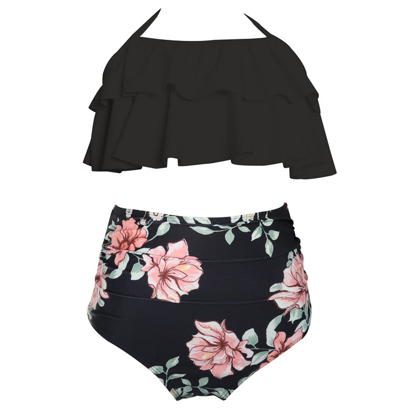 High-Waisted Swimwear Bikini Set For Women