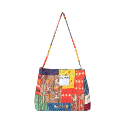 Cosbai - Patchwork Crossbody Bag - Large &amp; Unique