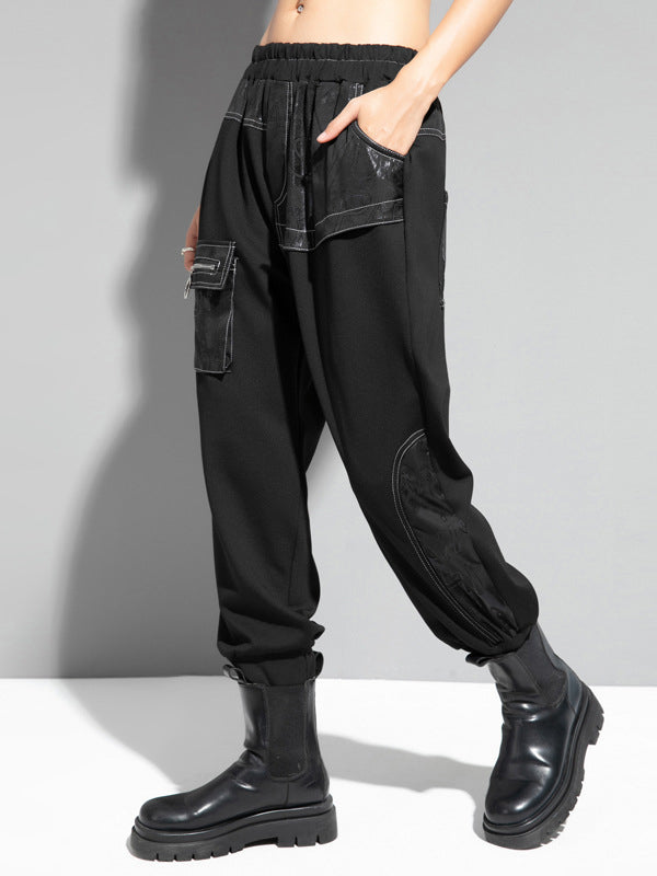 Fashion Loose Split-Joint Harem Pants