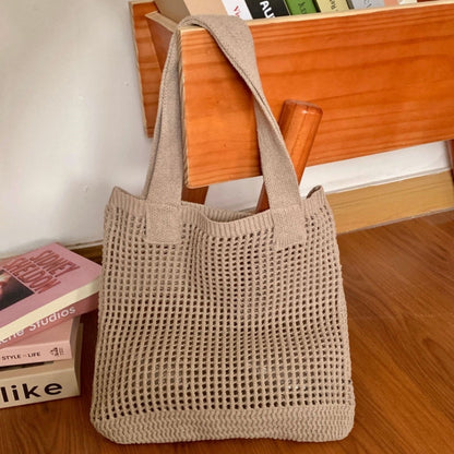 Crochet Tote Bag Summer Niche Knitted Bag