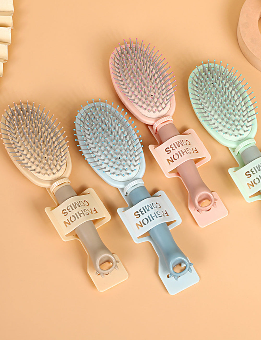 Cute Solid Color Massage Air Cushion Comb
