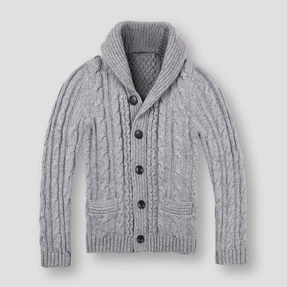 Saint Morris Owen Wool Cardigan