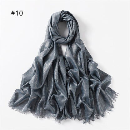 Lightweight Breathable Solid Color Scarf