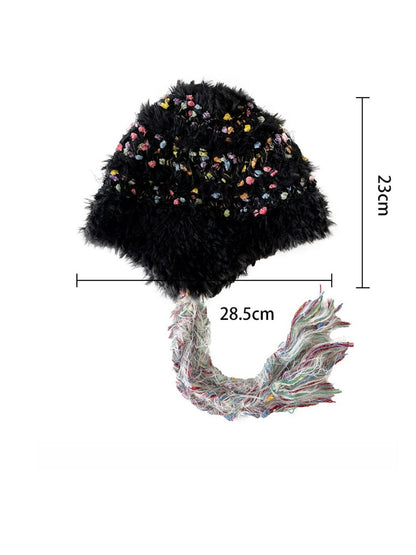 Haila - Knitted Plush Beanie with Earflap