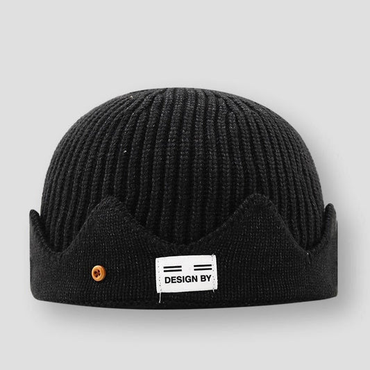 Saint Morris Zig-Zag Knitted Beanie