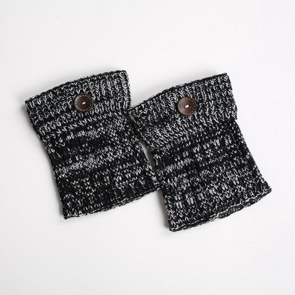 Boot Cuff Thick Short-Sleeved Thick Thick Bamboo Knit Wool Yarn Socks - 11