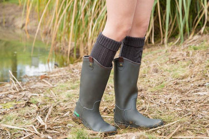 Wool Legs Leg Warp Knit Christmas Boots Over The Knee Diagonal 8 Pattern Twist Floor Socks