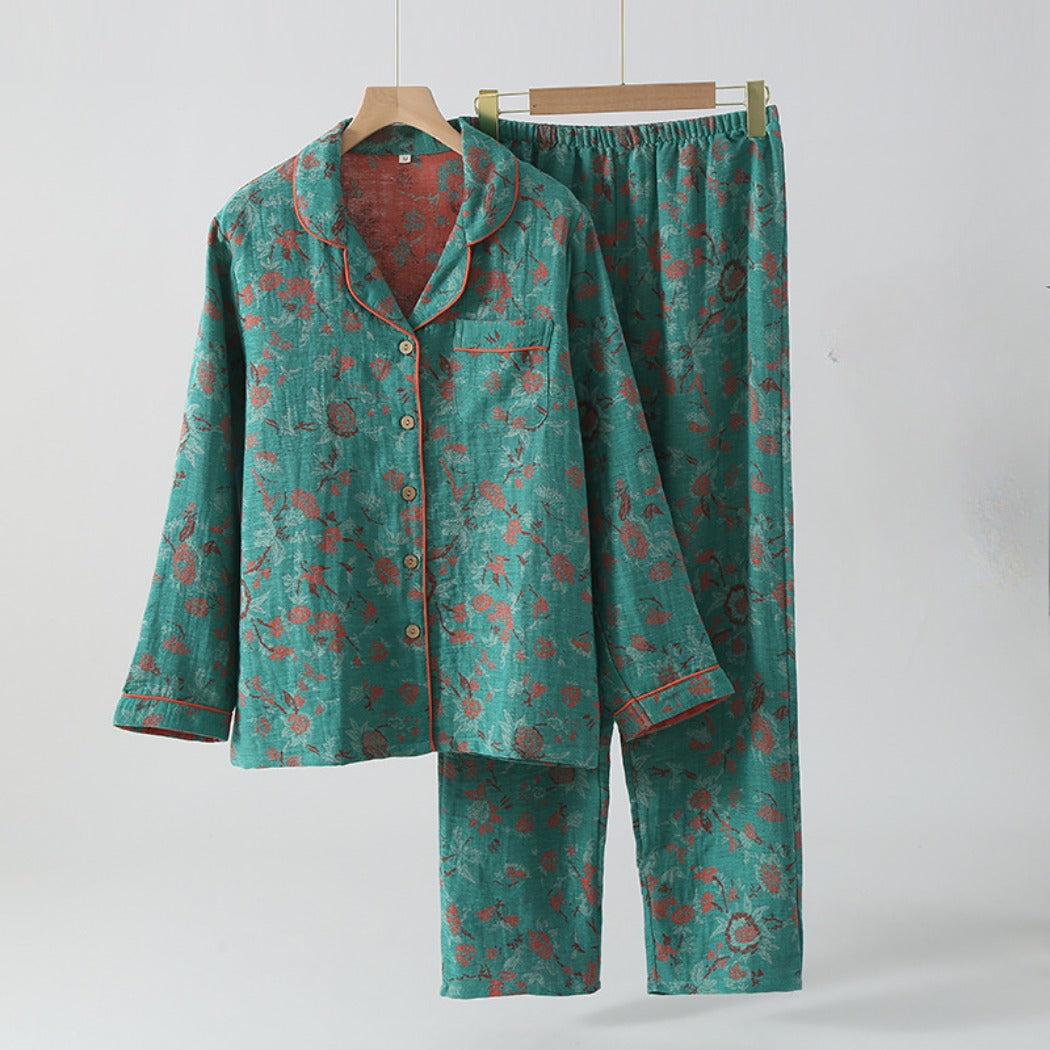 Yojams -  Floral Sleepwear Long-Sleeve Top And Pants Set