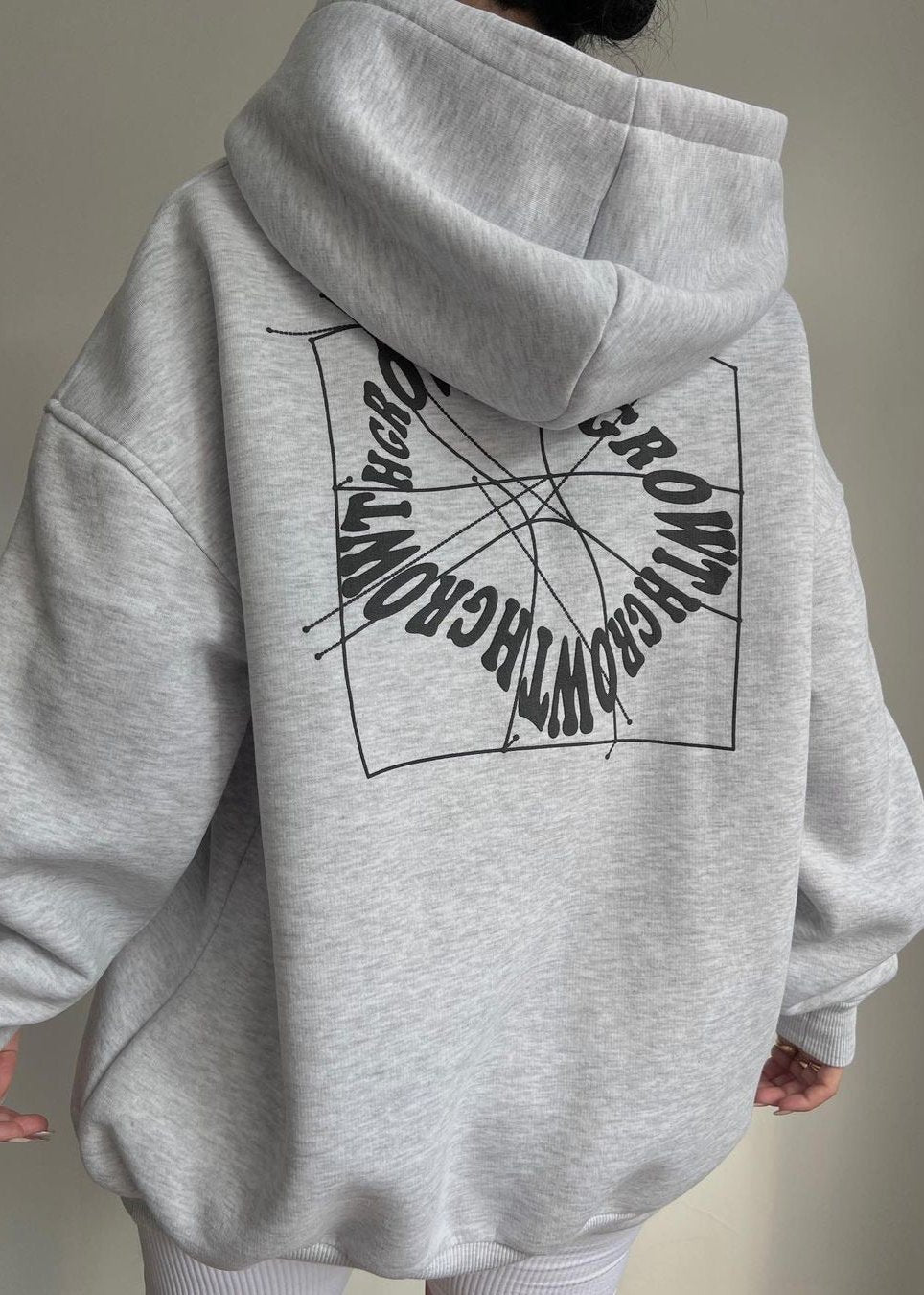 Oversized Hoodie With Soft Warm Material