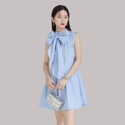 Bow Knot Short Dress