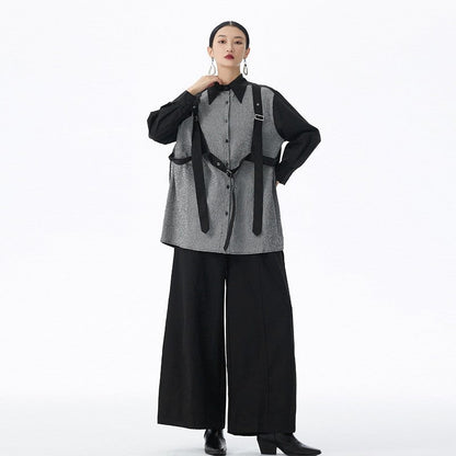 Contrast Relaxed Fit Shirt
