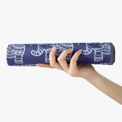 Portable Yoga Towel Non-Slip Sweat Towel Machine Wash Professional Women Lengthening And Widening Yoga Mat Cloth Fitness Blanket