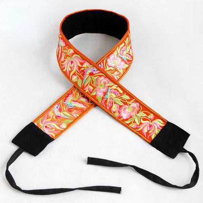 Colorful Embroidery, Wide Waistband, Women'S Decorative Ethnic Style Clothing, Dress, Women'S Waist, Versatile Slim Fitting Belt