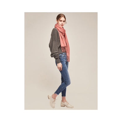 Simple Casual Wool Tassels Scarf
