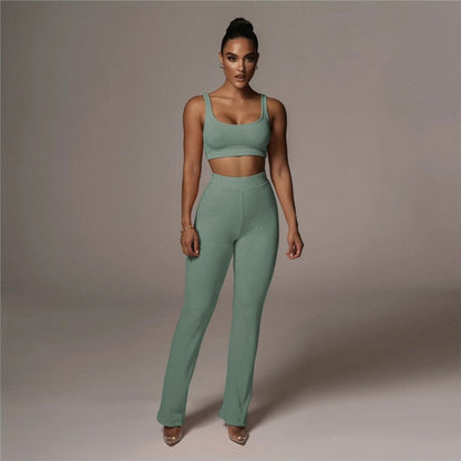 Tank Top Yoga Pants Suit