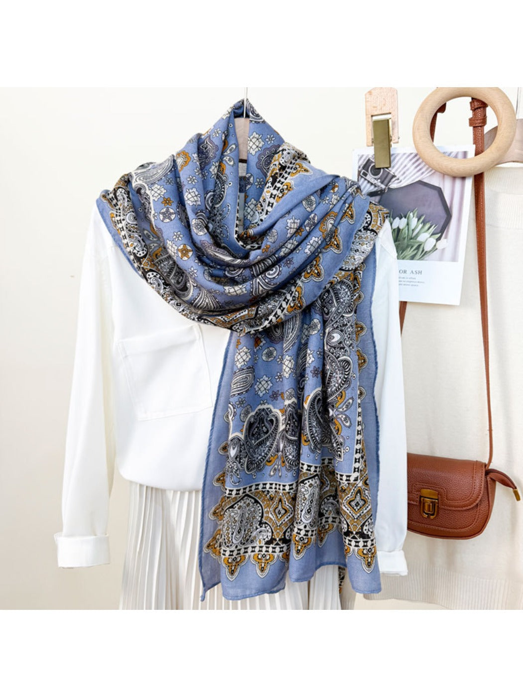 Scarvii - Bohemian Paisley Shawl Scarf for Women