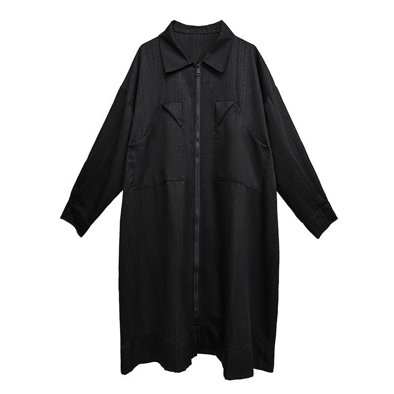Relaxed-Fit Long Jacket