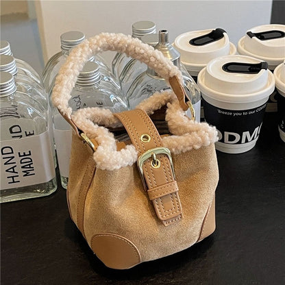 Retro Handbag With Pendant