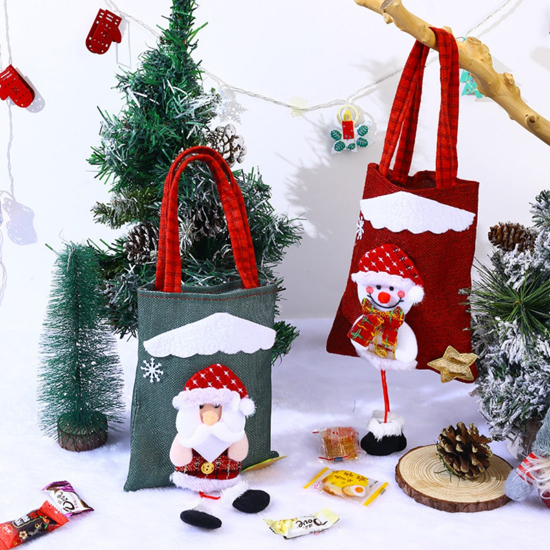 Cosbai - Christmas Character Handbag with Festive Style