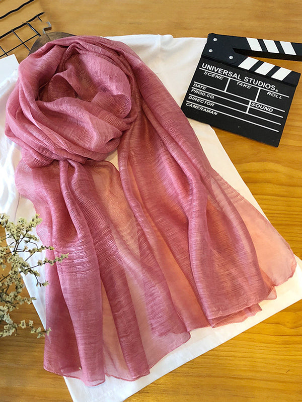 Sun-Protection Solid Color Shawl&Scarf