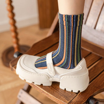 Rufia - Bohemian Vertical Striped Socks