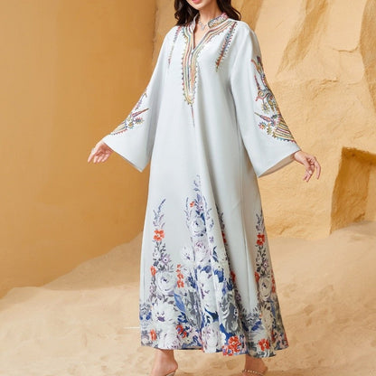 Muslim Rope Embroidered Robe