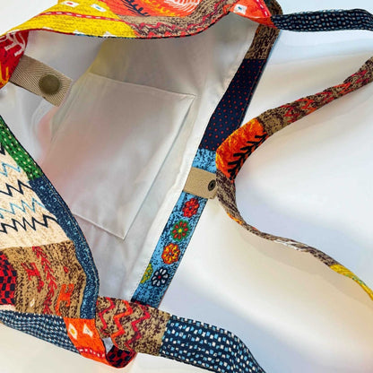 Cosbai - Patchwork Crossbody Bag - Large &amp; Unique