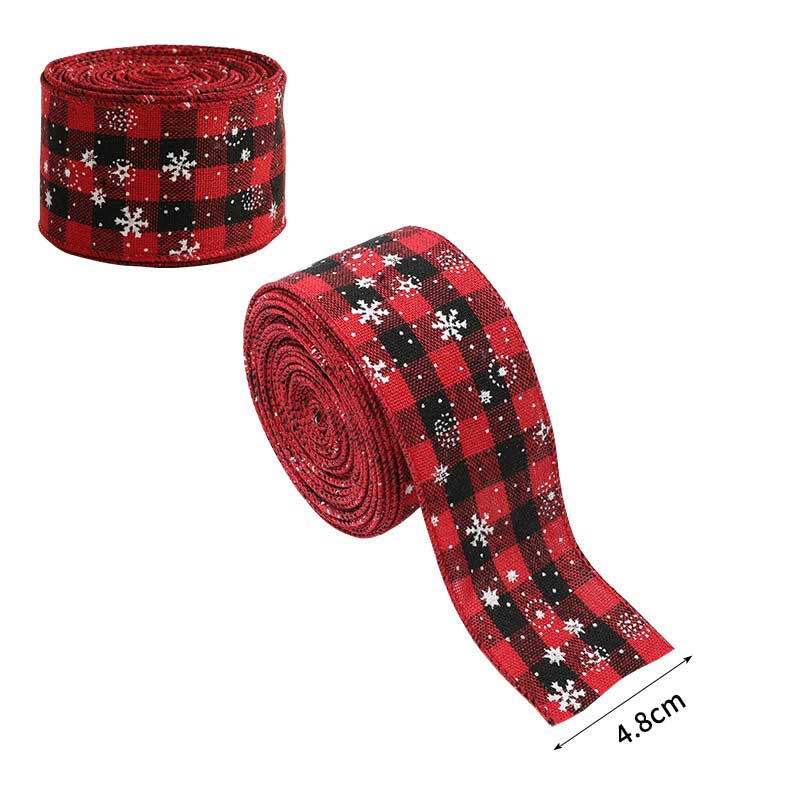 Holiday Party Decoration Supplies Christmas Burlap Ribbon