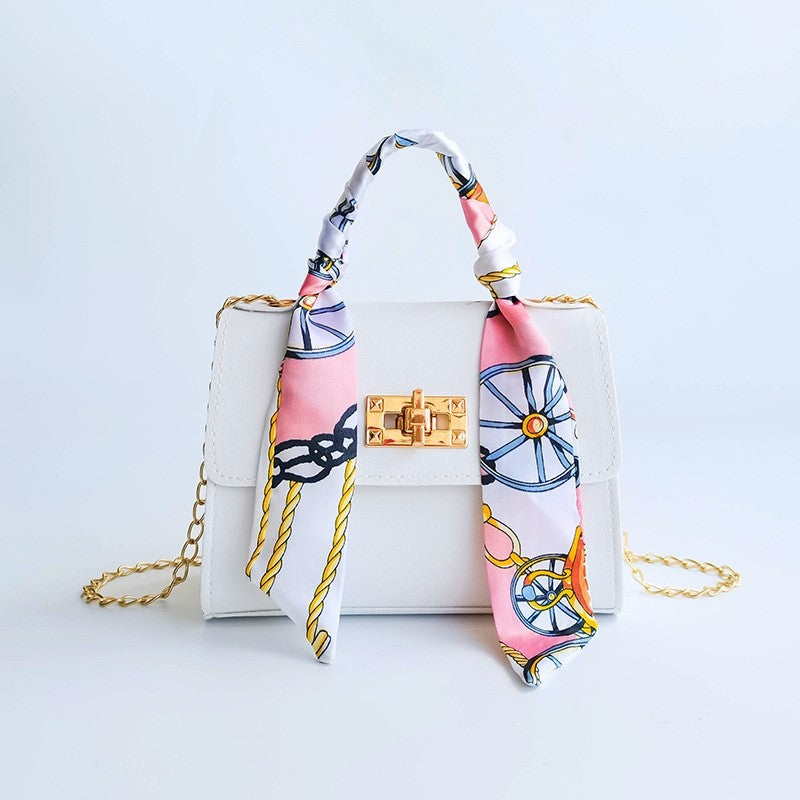 Women's Elegant Niche Fashion Silk Scarf Handbag