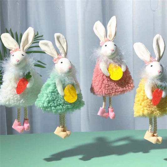 Easter Bunny Holding Carrot