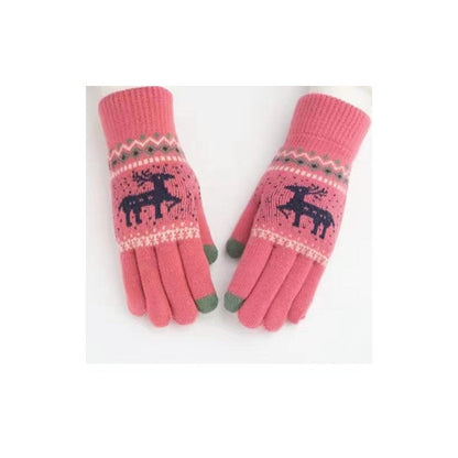 Kids Finger Touchscreen Knitted Gloves
