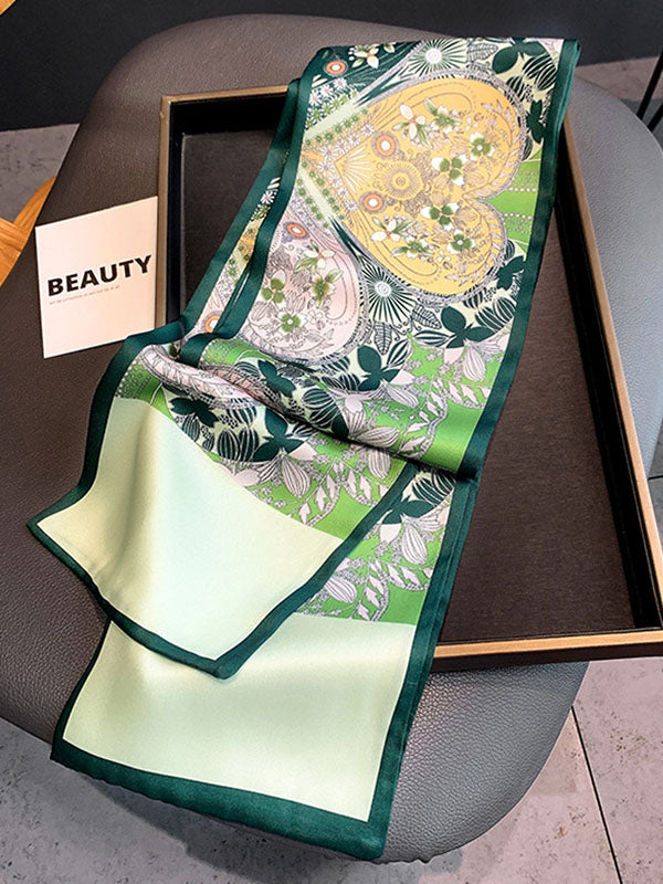 Vintage Fashion Printed Scarf Bag Accessories