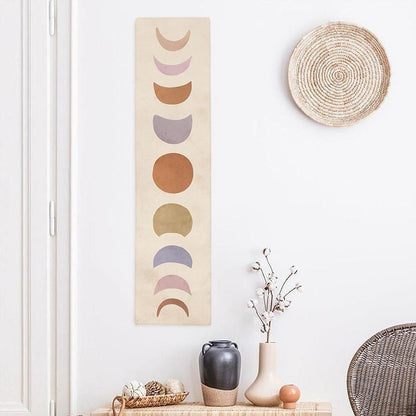 Abstract Art Moon Phase Tapestry Cute Moon Tapestry Wall Hanging For Bedroom Living Room Decor