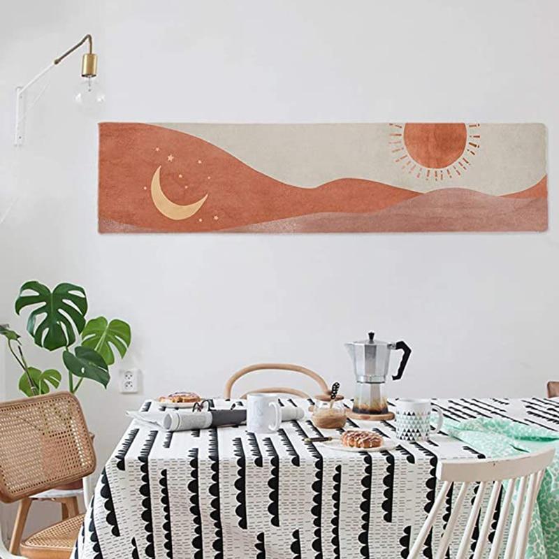 Abstract Art Moon Phase Tapestry Cute Moon Tapestry Wall Hanging For Bedroom Living Room Decor
