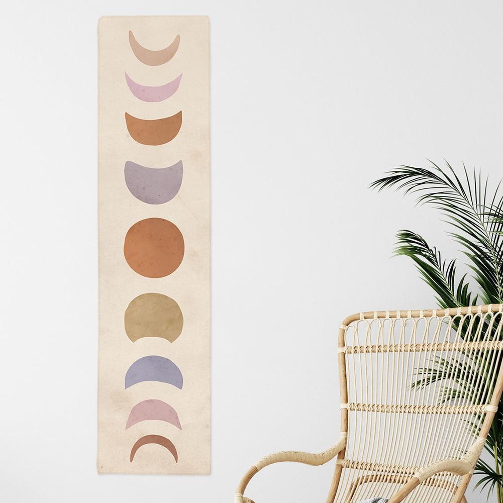 Abstract Art Moon Phase Tapestry Cute Moon Tapestry Wall Hanging For Bedroom Living Room Decor