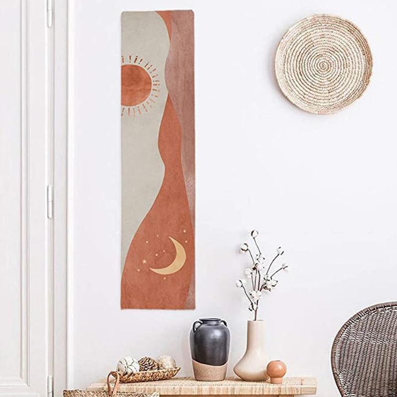 Abstract Art Moon Phase Tapestry Cute Moon Tapestry Wall Hanging For Bedroom Living Room Decor