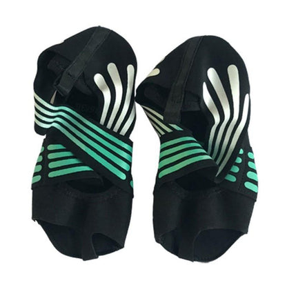 Anti-Slip Fitness Dance Pilates Socks Professional Indoor Yoga Sock  Five Toe Backless Fitness Ballet Ladies Socks