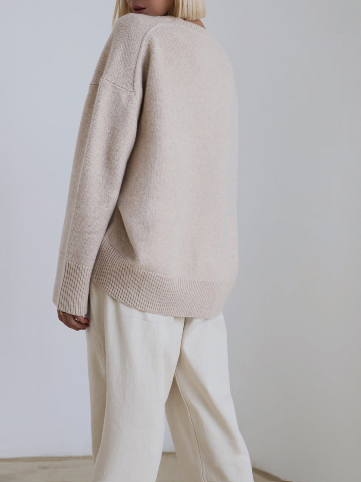 Knit Sweater And Pleated Skirt Set Soft