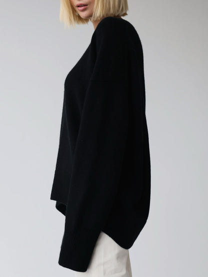 Knit Sweater And Pleated Skirt Set Soft
