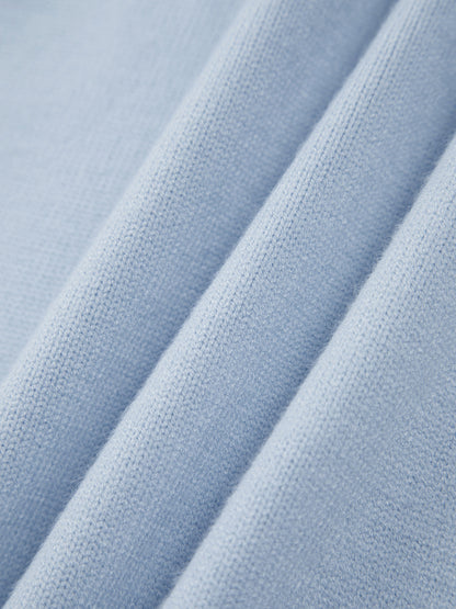 Knit Sweater And Pleated Skirt Set Soft