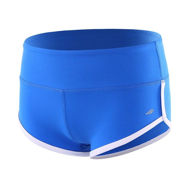 Besgo Sexy Exercise Shorts Women Slim Mini Length Fold-Over Waistband Pilates Running Yoga Shorts Push Up Sports Clothing
