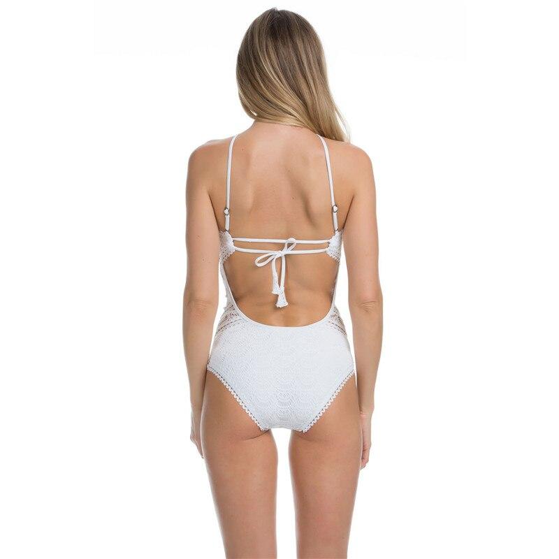 Black Mesh Lace Crochet One Piece Swimsuit Retro Women Bodysuit Female Monokini Vintage Swimwear Sexy Beach Wear Big Xxl Bikini